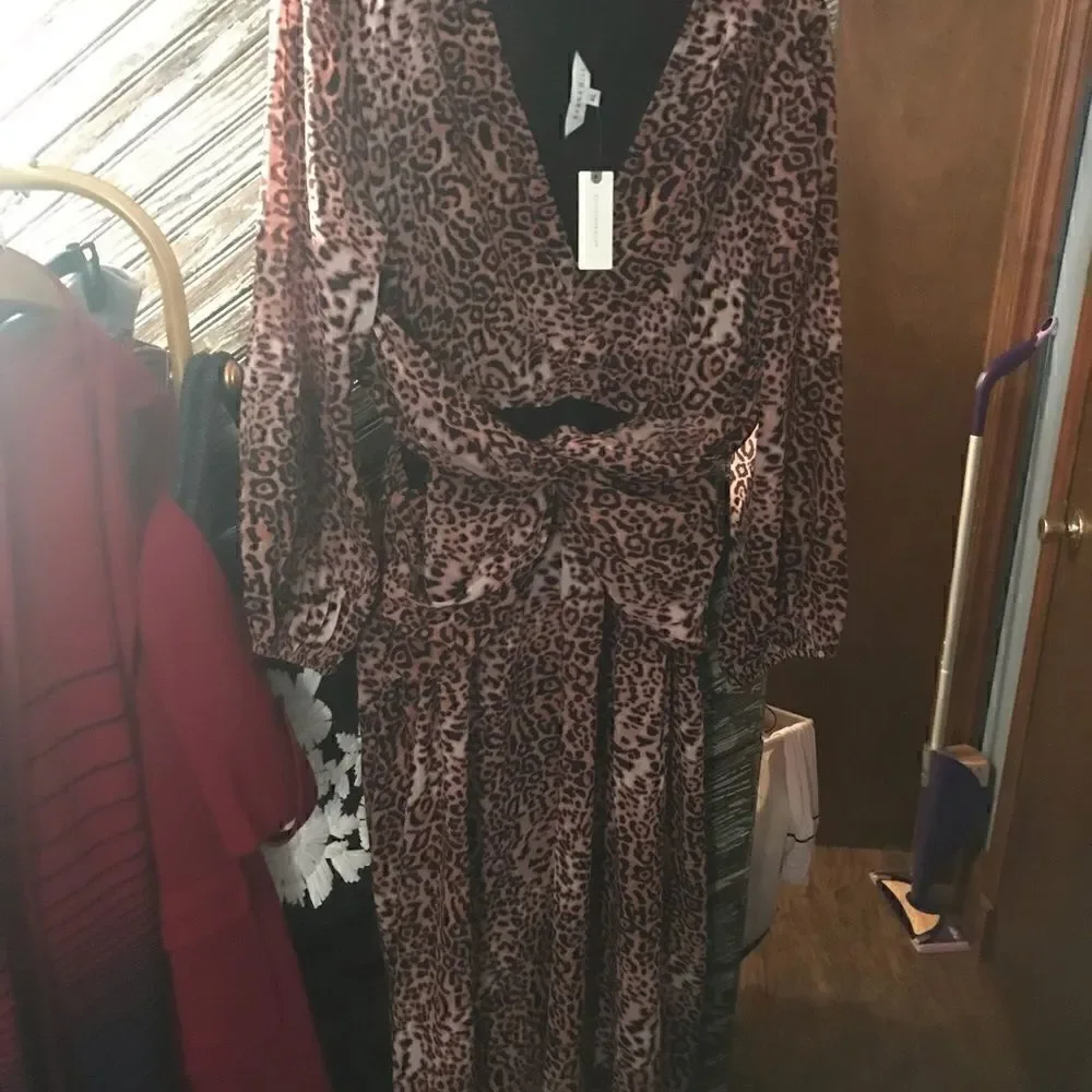 Ranna Gill leopard cut out dress - Picture 4 of 7